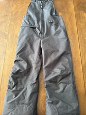 Arctix Snow Bibs Insulated Waterproof Winter Ski Pants Dark Gray Kids Size XS 5
