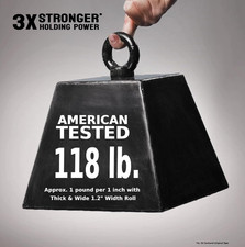 Insanity Heavy Duty Double Sided Mounting Tape Reusable Traceless Nano Gel Ad...