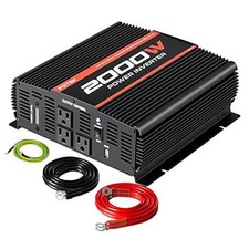 2000W Power Inverter 3 AC Outlets 12V DC to 110V AC Car Inverter 2000W-MSW