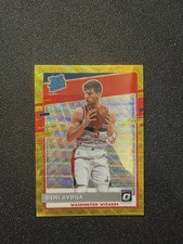 2020-21 Panini Optic Deni Avdija Rated Rookie Gold Wave RC #159 RC SSP NI56