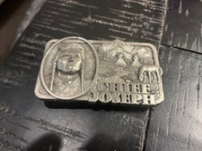 Chief Joseph Belt Buckle 3-D layered design Siskiyou 1982
