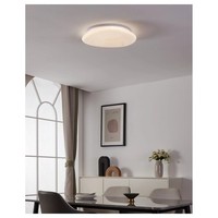Eglo LED Smart Deckenleuchte Weiß Ø43Cm 21,6W Rgbtw 2700-6500K Dimmbar App Alexa