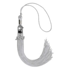 Endea Graduation Silver Tassel with Photo Frame Charm and Year Date Drop