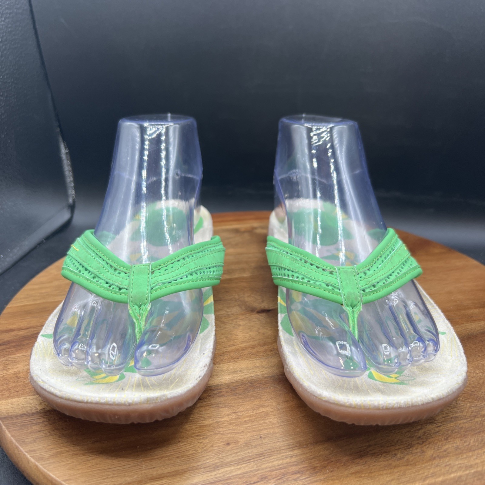 Sandali infradito Merrell Lorelei donna taglia 8 verde isola marrone chiaro slide