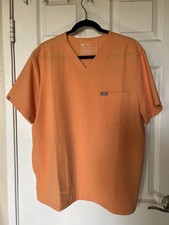 Figs Men&rsquo;s Shaka Orange Scrub Set