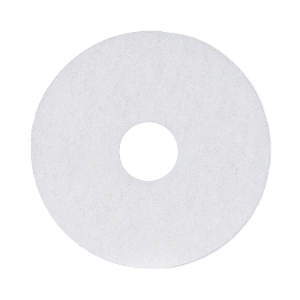 Boardwalk 4013WHI 13 in. Diameter Polishing Floor Pads - White (5/Carton) New