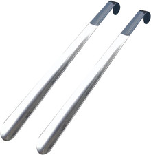 Extral Long Handled Shoehorn, 16.5" Stainless Steel Long Shoe Horns for Seniors,
