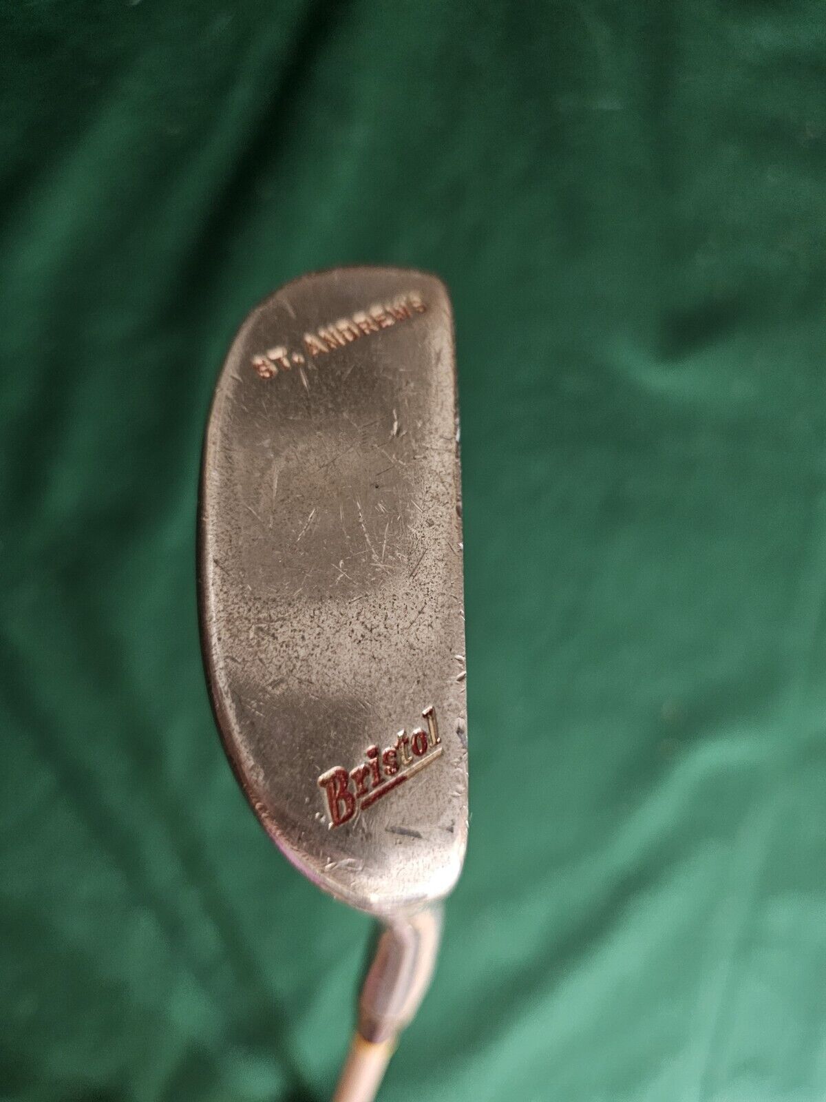 Vintage St Andrews Bristol Putter / Steel Shaft / Vintage Golf Pride Grip / RH 