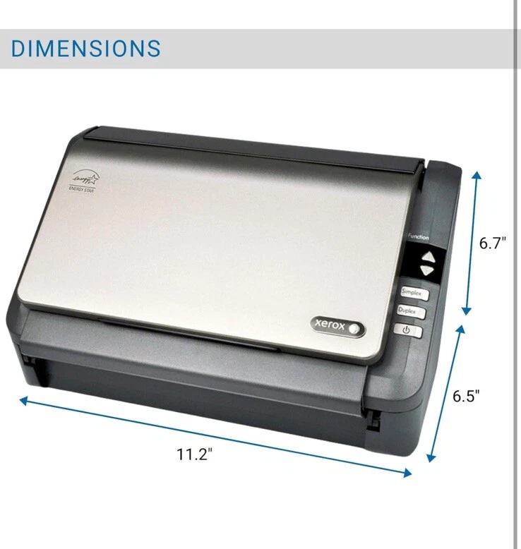 Xerox DocuMate 3125 Document Scanner (XDM31255M-WU) RE-NEWED - Image 4 of 4