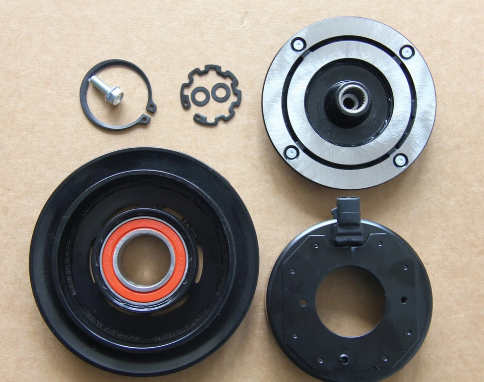 KIT EMBRAGUE COMPRESOR AIRE ACONDICIONADO PARA HINO 238 258 268 338 2005-2016 7,7 litros diésel Foto 2 de 4