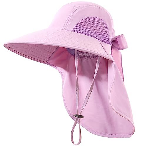 Womens Sun Hat UV Protection, Foldable Waterproof Wide Brim One Size Purple - Picture 1 of 7