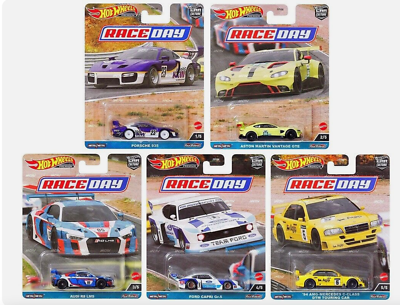 HOT WHEELS 2023 PREMIUM CAR CULTURE RACE DAY CASE D SET OF 5 | eBay