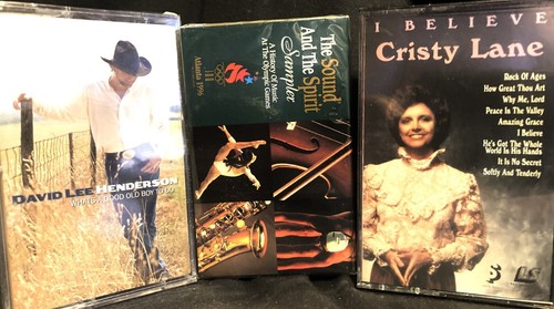 David Lee Henderson Cristy Lane Olympic Sample Sealed cassettes 1996 PET RESCUE