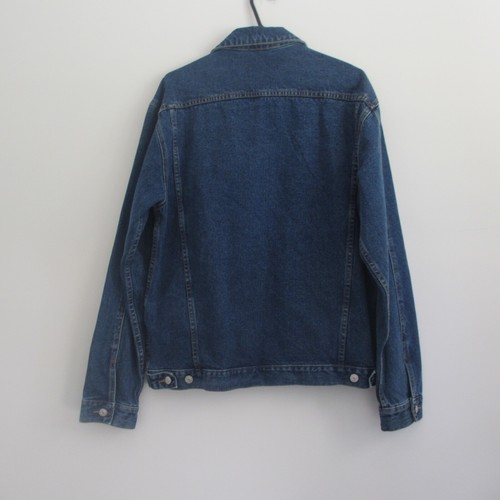 COMMANCHE Mens Denim Jacket Blue Size XL button up cotton long sleeve collared - Picture 14 of 18