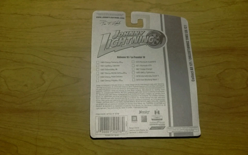 Chevy Panel Johnny Lightning 1950 Entrega Buen Año sg57 Foto 3 de 3