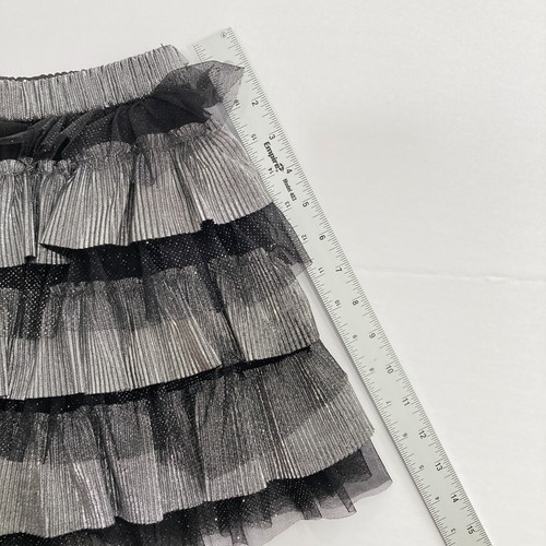 Jona Michelle Girls Skirt Silver & Black Size 7 - Picture 8 of 8