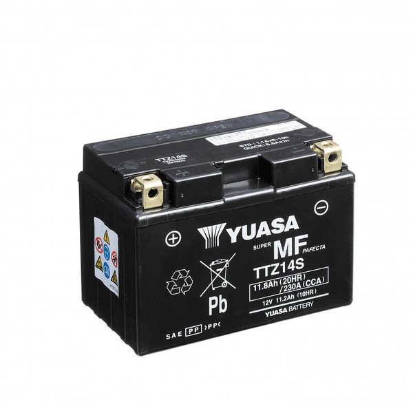 Motorradbatterie Yuasa TTZ14S-BS 12V 11.8AH 230A-image