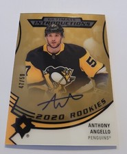2020 Ultimate Collection Introductions Gold 47/50 Anthony Angello Rookie Auto