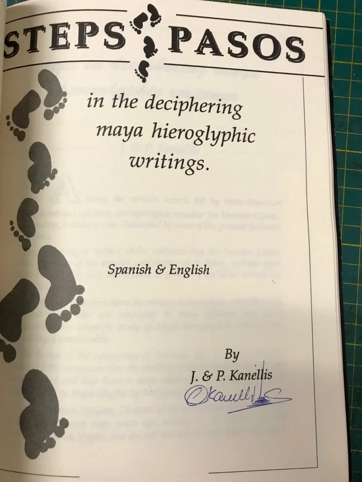 Steps in the Deciphering Maya Hieroglyphic Writing, Signed 1st Edition - Image 2 of 4