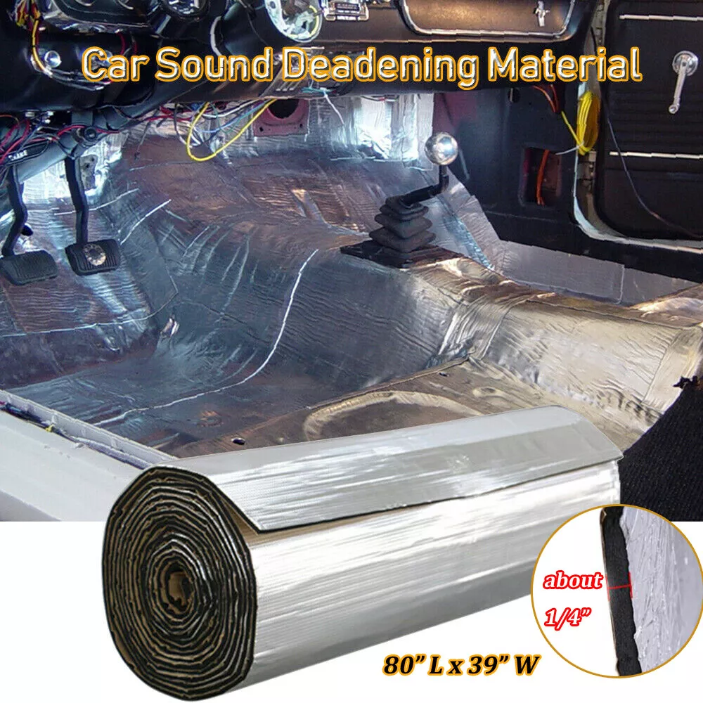 80''x 39'' Car Insulation Sound Deadening Mat Heat Shield Thermal Noise  Proofing