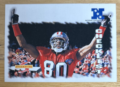 1995 Score Pinnacle Jerry Rice Checklist #237 49ers HOF VG