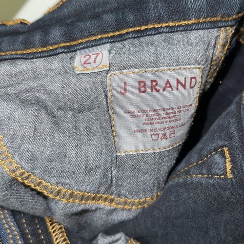 J Brand Black Straight Leg 30” Inseam Size 27 - Picture 10 of 11