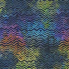 Laurel Burch Batik Menagerie Chevron Multi Bright Y2494-56 Fabric By FQ 1/4 YD