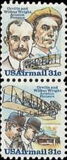US #C092a MNH 1978 Orville Wilbur Wright Brothers Airmail [C91-C92]