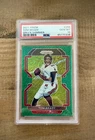 Tom Brady 2021 Panini Prizm FOTL /5 Green Shimmer PSA 10 SSP - SB YEAR 🏈