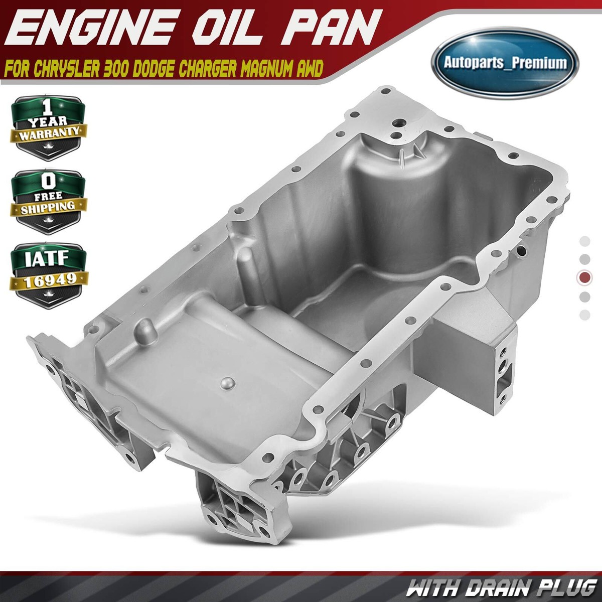 LIRU Jauge De Niveau D'huile Moteur 3,5 L Pour Dodge Charger 3,5 L Moteur V6 2005-2010, Dodge Challenger 3,5 L V6 Moteur 2005-2010, Dodge Magnum 3,5 L V6 Moteur 2005-2010