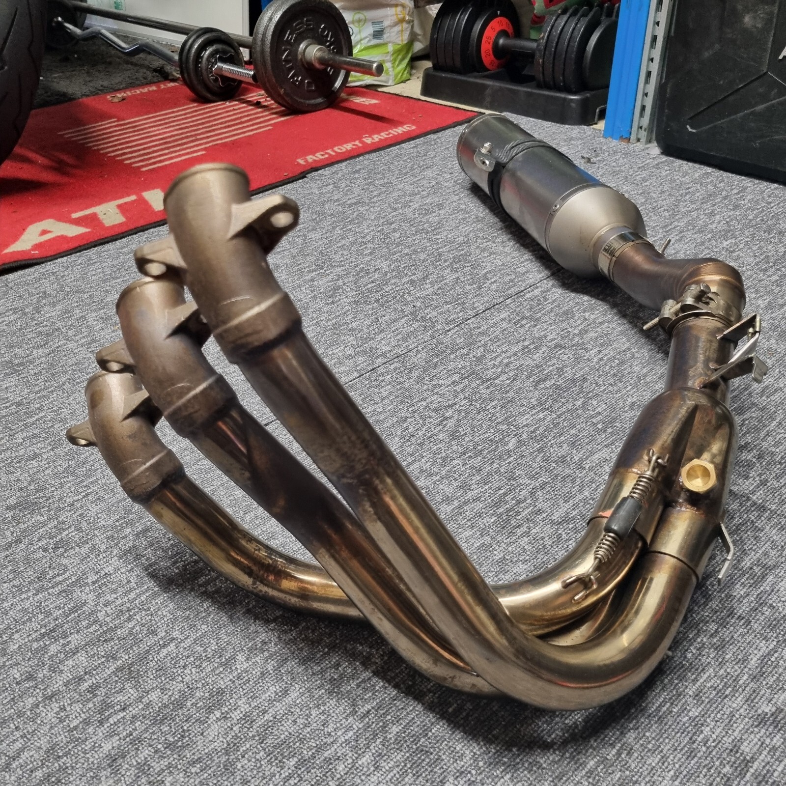 triumph street triple 765 full exhaust system