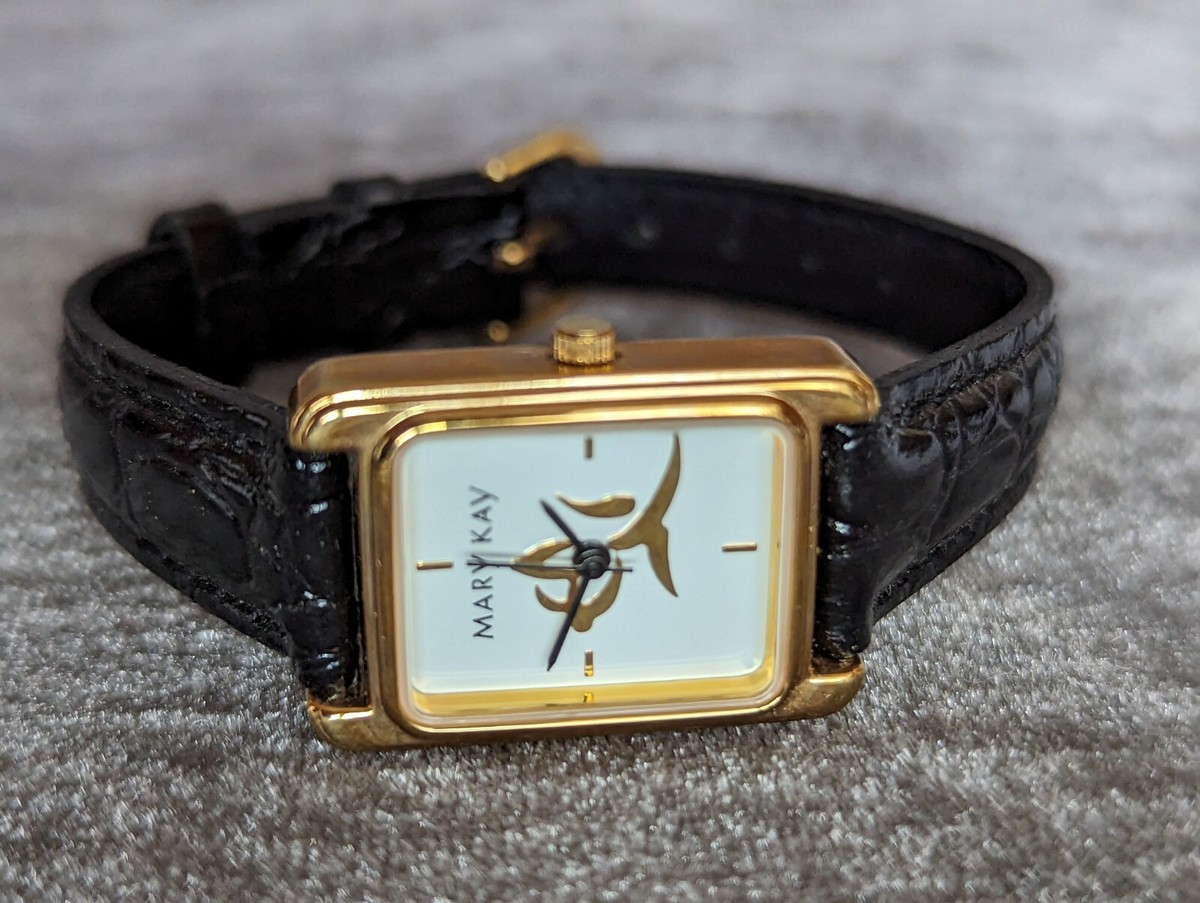 Mary Kay gold watch Vintage MARY KAY Fernando Fashion Quartz Wrist Watch W/ Gold  main image 3