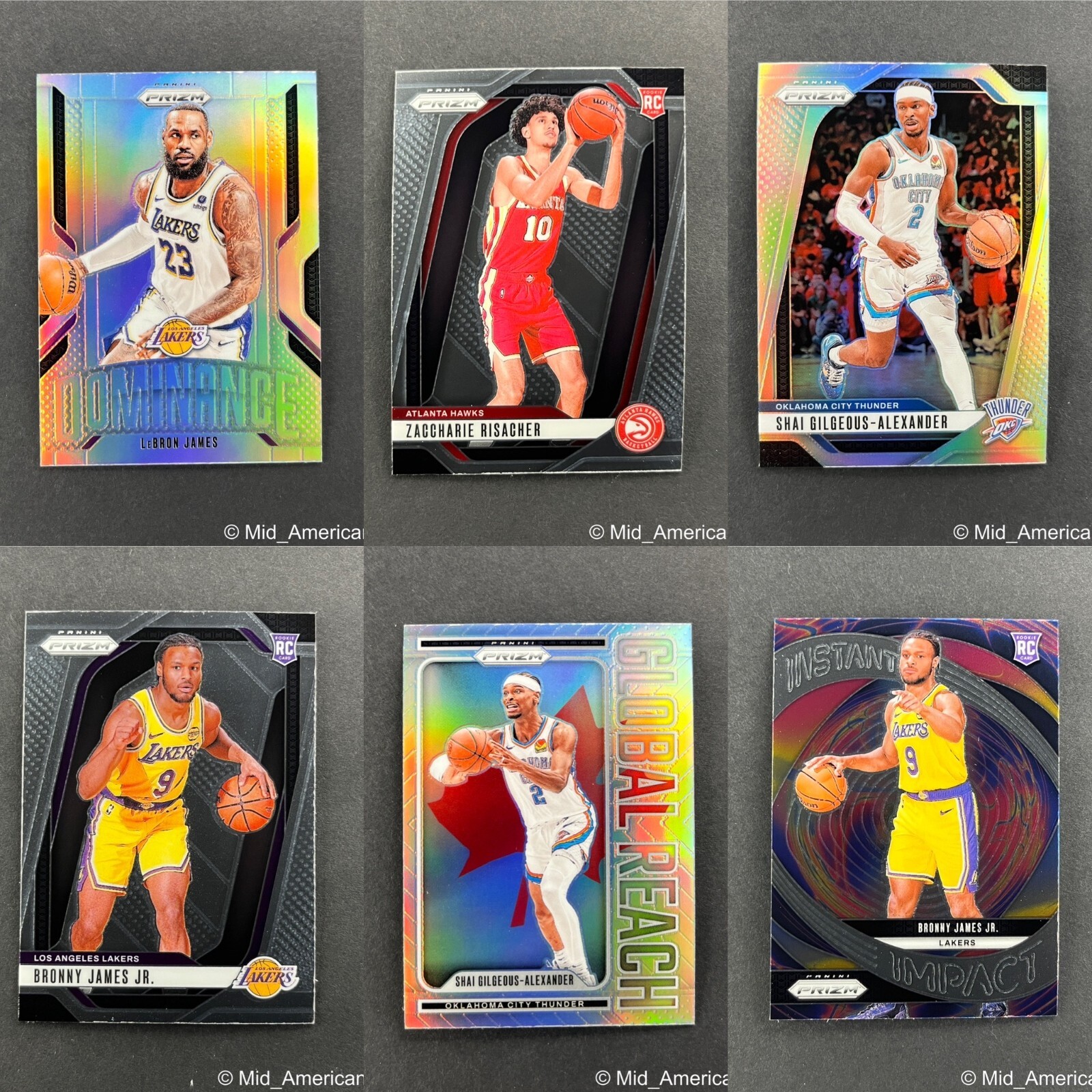 2024-25 Prizm NBA Vets Rookies Parallel Inserts * Complete Your Set * SHIPS FREE