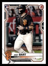 Joey Bart 2021 Bowman #51 San Francisco Giants ROOKIE Buy10get5FREE