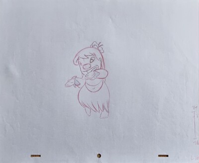 Walt Disney TV Animation Kunst Cel Produktion Zeichnung Lilo & Stitch 'Lilo' #133