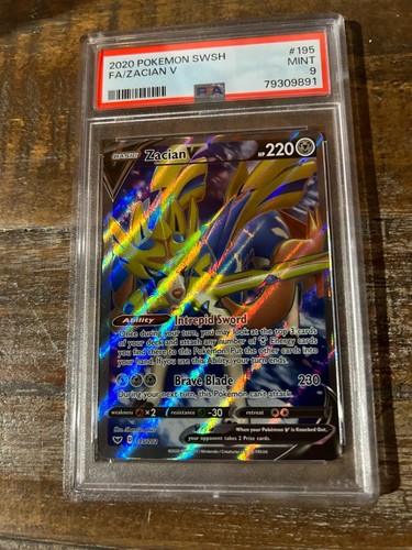 Zacian V graded PSA 9 for sale on eBay