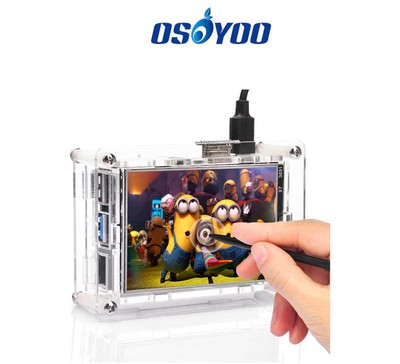 OSOYOO 3.5'' LCD Display Monitor Touchscreen HDMI for Raspberry Pi 4 3 2 Model B