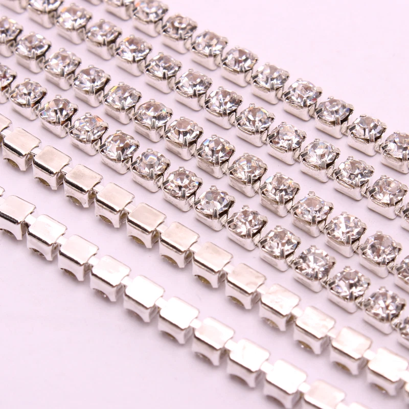 10码水晶水钻紧密链装饰缝纫工艺DIY装饰 — 第 4/4 张图片