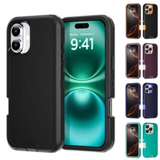 For iPhone 16 Pro Max/16 Plus Case Rugged Shockproof Heavy Duty Protective Cover