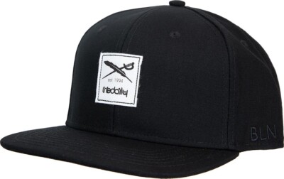Iriedaily Irie Daily Flag 2 Snapback Cap Black Mens One Size Black Mens
