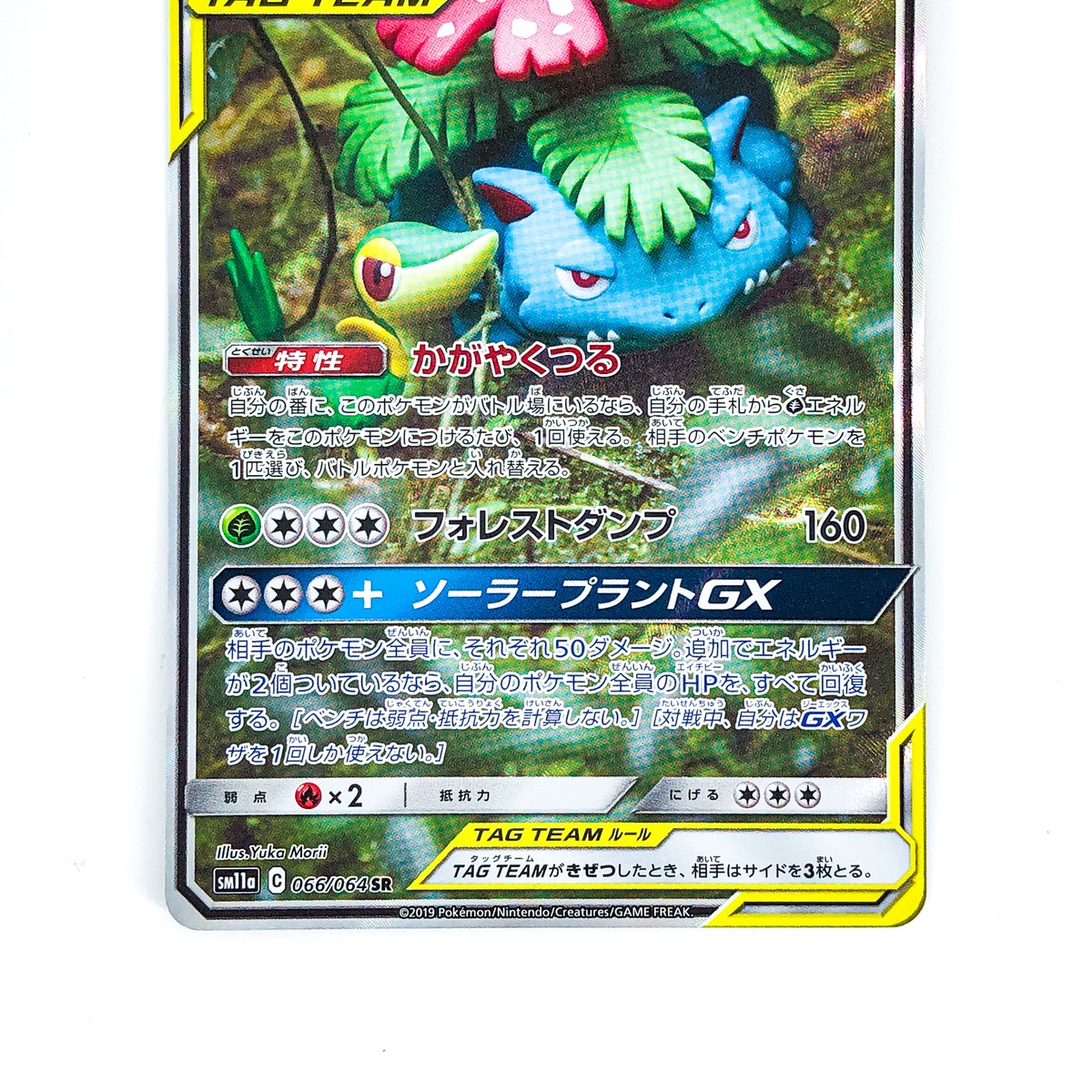 Venusaur & Snivy GX SR SA 066/064 SM11a Remix - Pokemon Card Venusaur & Snivy GX SR SA 066/064 SM11a Remix - Pokemon Card