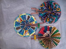 Ankara fans, Ghana fans, African fans, Handmade fans