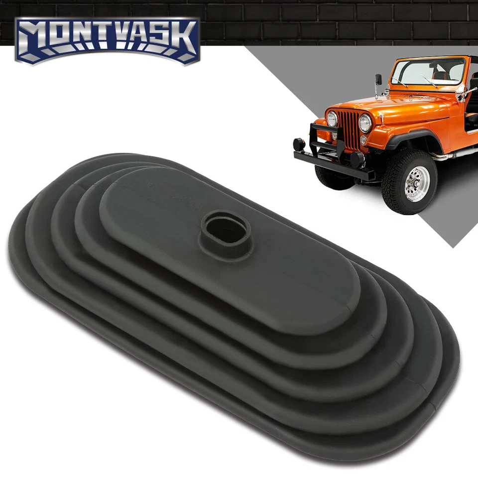 Fit For 1976-1979 Jeep CJ5 CJ7 Dana 20 Transfer Case Rubber Shift Shifter Boot - Image 2 of 4