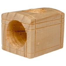 Duvo+ Nagerspielzeug Schatzkiste aus Holz f&uuml;r Nager & Hasen, 30cm