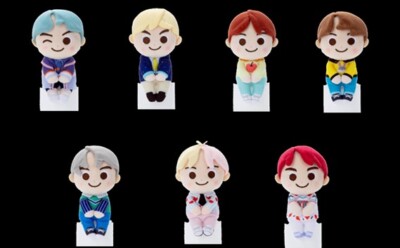 BTS BT21 TinyTAN Chokkorisan Plüsch Puppe 7er Set Komplett Neu
