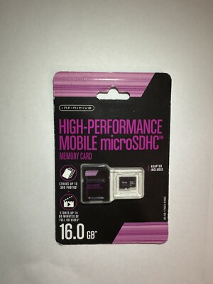 INFINITIVE High-Performance SDHC Memory Card 16GB