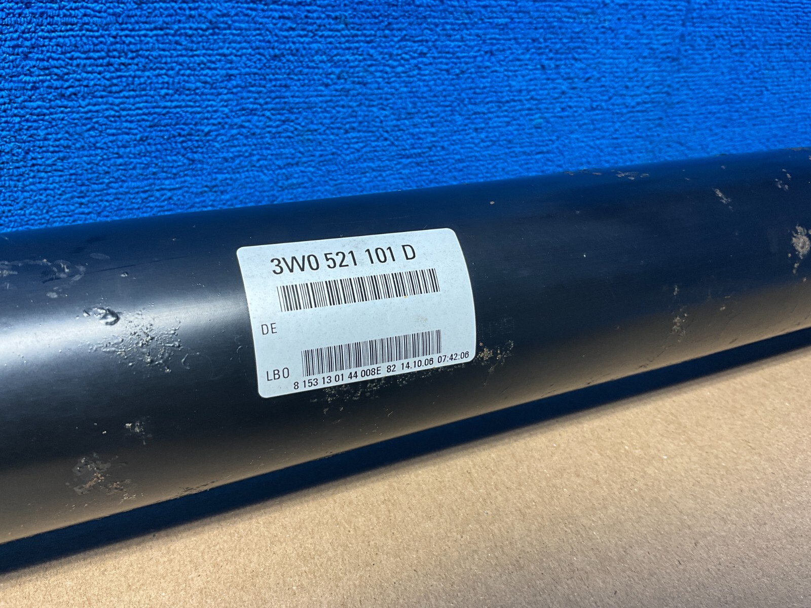 2004 - 2010 BENTLEY CONTINENTAL GTC GT REAR AXLE DRIVESHAFT PROPELLER OEM