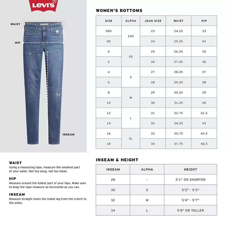 Pantalones de mezclilla elásticos de pana tiro medio azul marino LEVIS 505 calce recto para mujer Foto 4 de 4