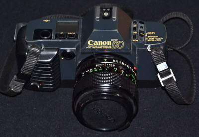 Canon T70 analoge Spiegelreflexkamera SLR,mit Objektv  Canon FD 50mm 1:2