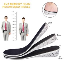 Shoes Cushion Pad for Men Women Invisible Heel Height Increase Insoles Inserts